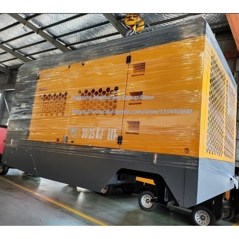 Heavy Equipment Working - Compressore d'aria a vite rotativo da