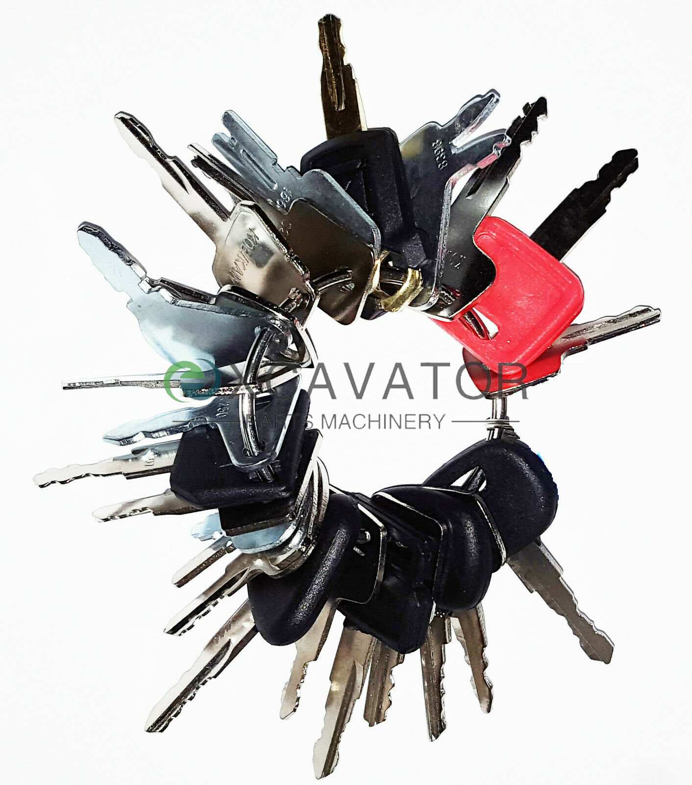 Heavy Equipment Supplies - Set di 23 chiavi di accensione
