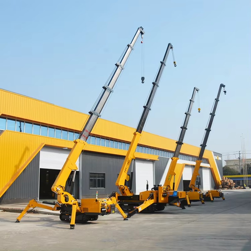 Heavy Equipment For Construction - Gru idraulica a ragno 8T per