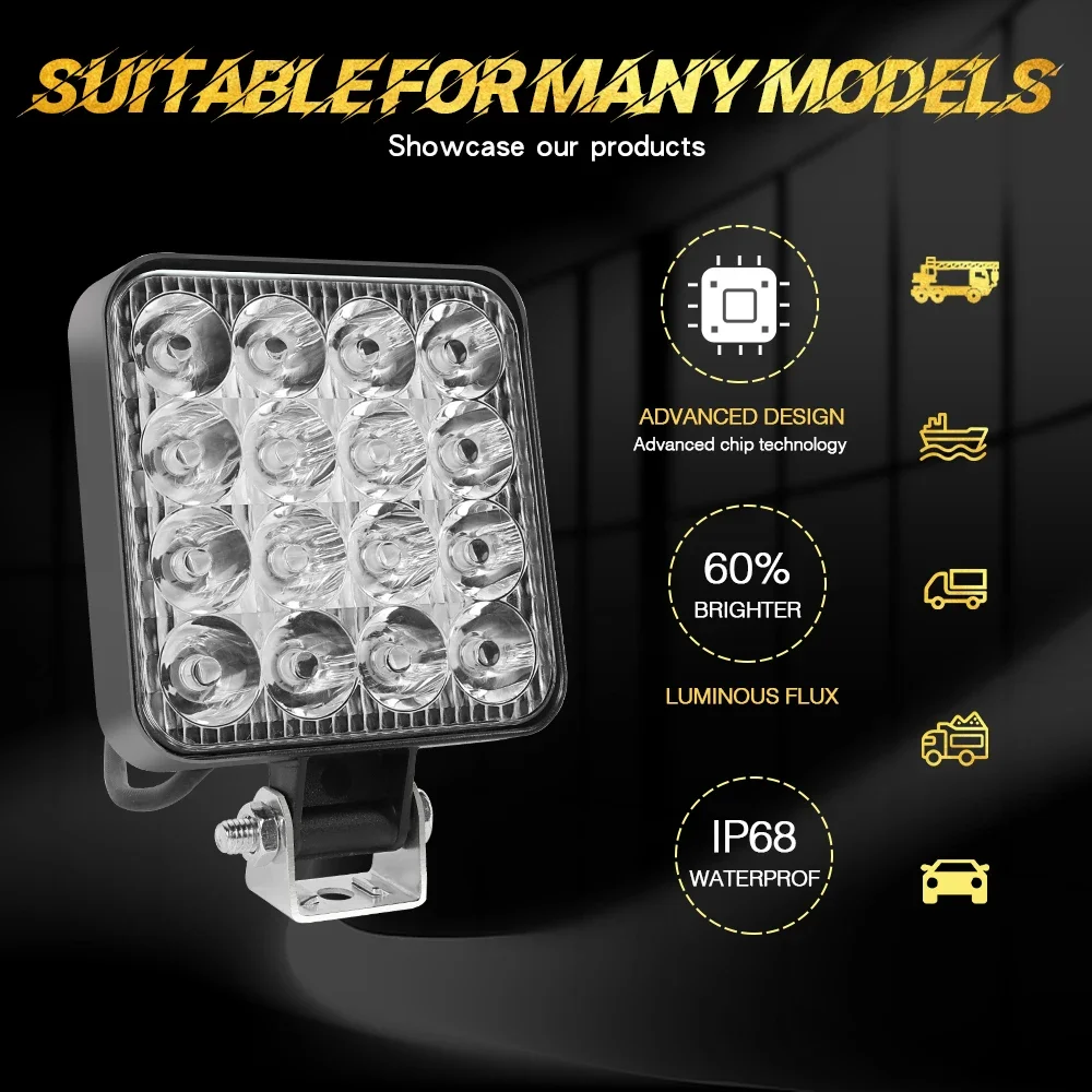 Set di 4 Fari da Lavoro LED da - Heavy Equipment Supplies recensione e prezzo