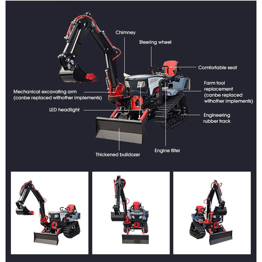 Ce Euro5 Power Tiller Trattore - Tractor Backhoe recensione e prezzo